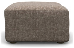 Heart of House Chloe Fabric Footstool - Mink